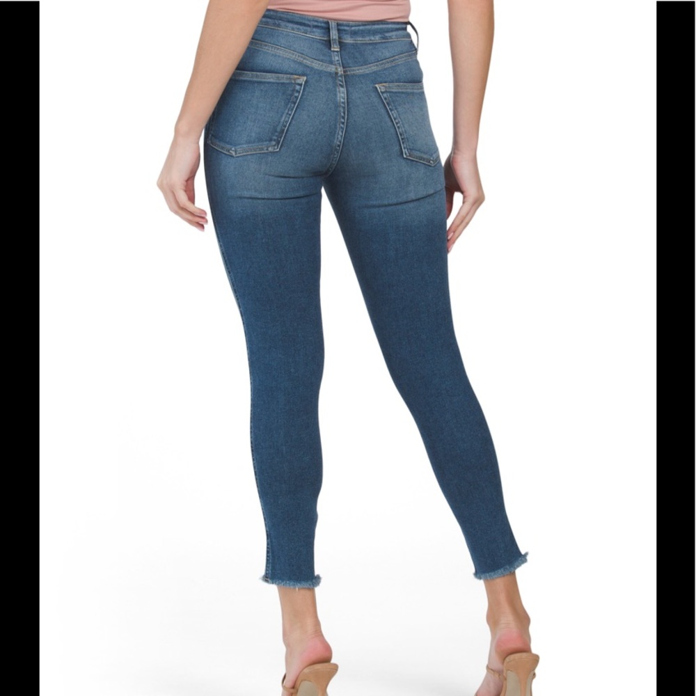 New Free People Skinny Medium Wash Jeans Size 27 - Picture 3 of 10